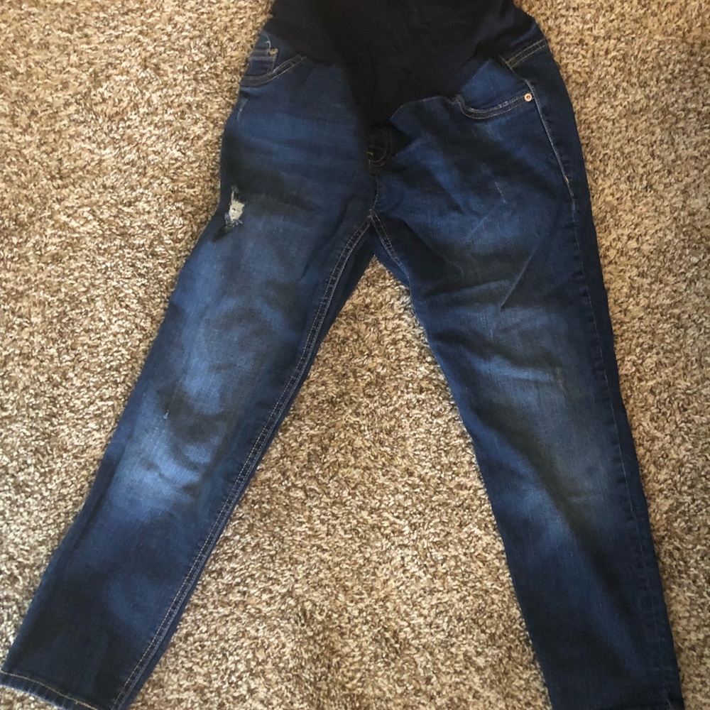 maternity boyfriend jeans